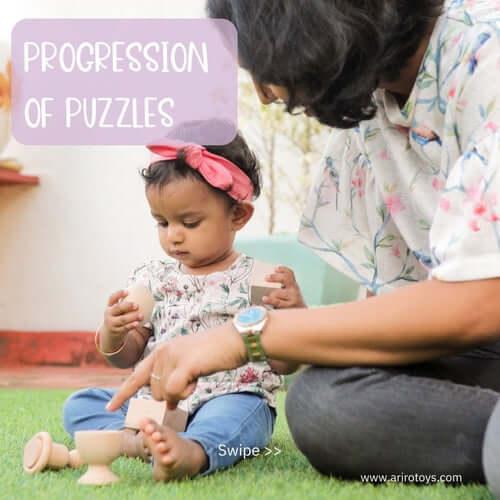 Progression of puzzles - Ariro Toys