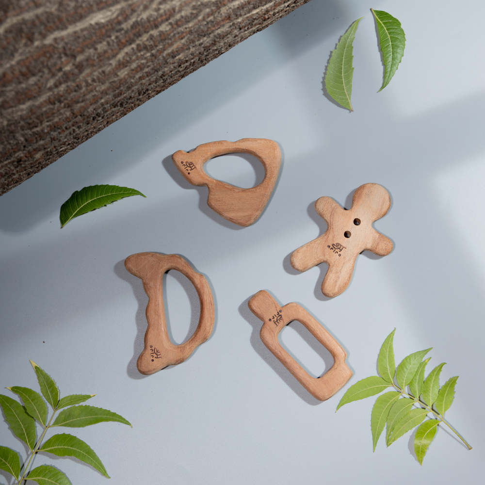 Organic wooden teethers shop