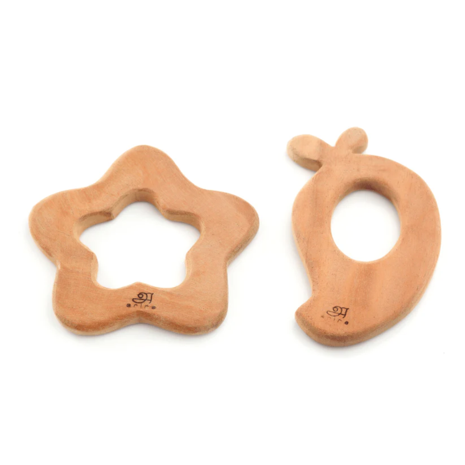 Wooden Teethers Mango and Star