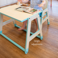 This adjustable toddler workstation grows with your child, featuring 3 height settings to support ages 2 to 10 for years of creative play and learning