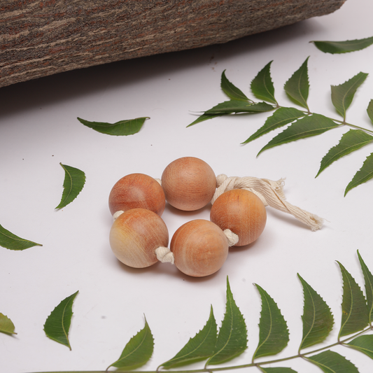Wooden Grasping beads are antibacterial, non-toxic, and perfect for babies to safely chew, grasp, and explore through sensory play.
