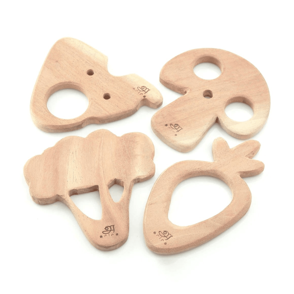 Organic wood teether hotsell
