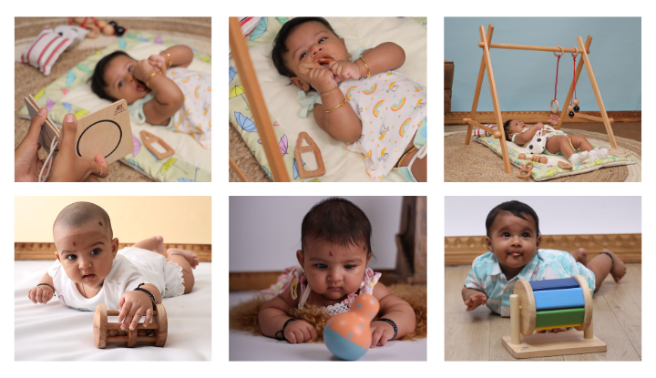 Tummy Time Toys for Babies 