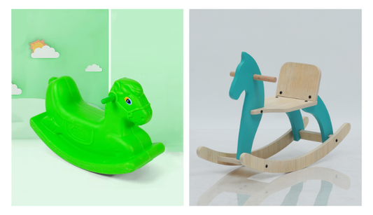 Why wooden rocking horses are a better choice than plastic