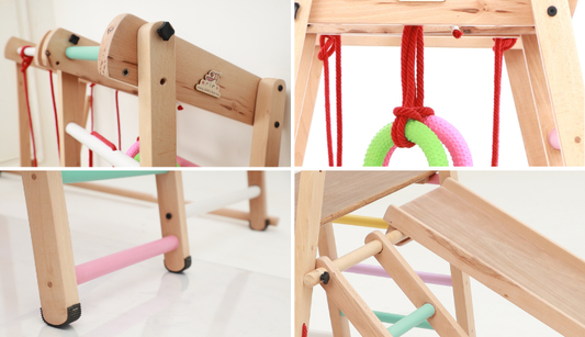 Wooden jungle gym wood quality, weight limits and safe finishes