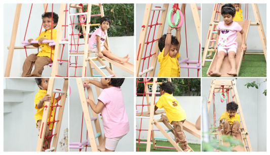 Jungle gym play value and add-ons