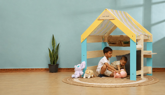 Wooden playhouse age suitability and safety