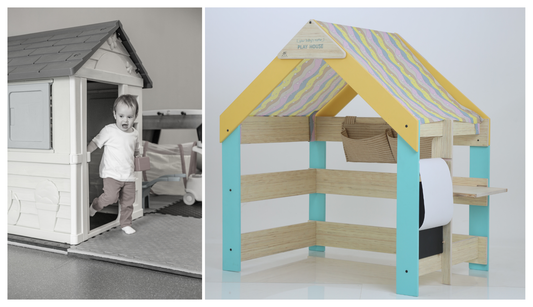 Wooden playhouse materials, wood vs plastic