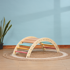 Pikler Climbing Arch - Semi Colored - Ariro Toys