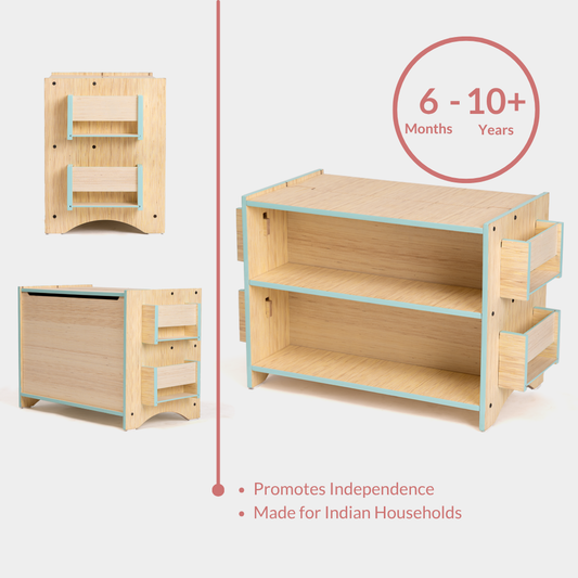 Montessori Toy And Book Shelf