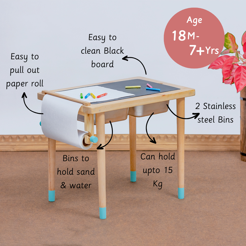 Ariro Sensory Table| Art table |Messy play table for toddlers India