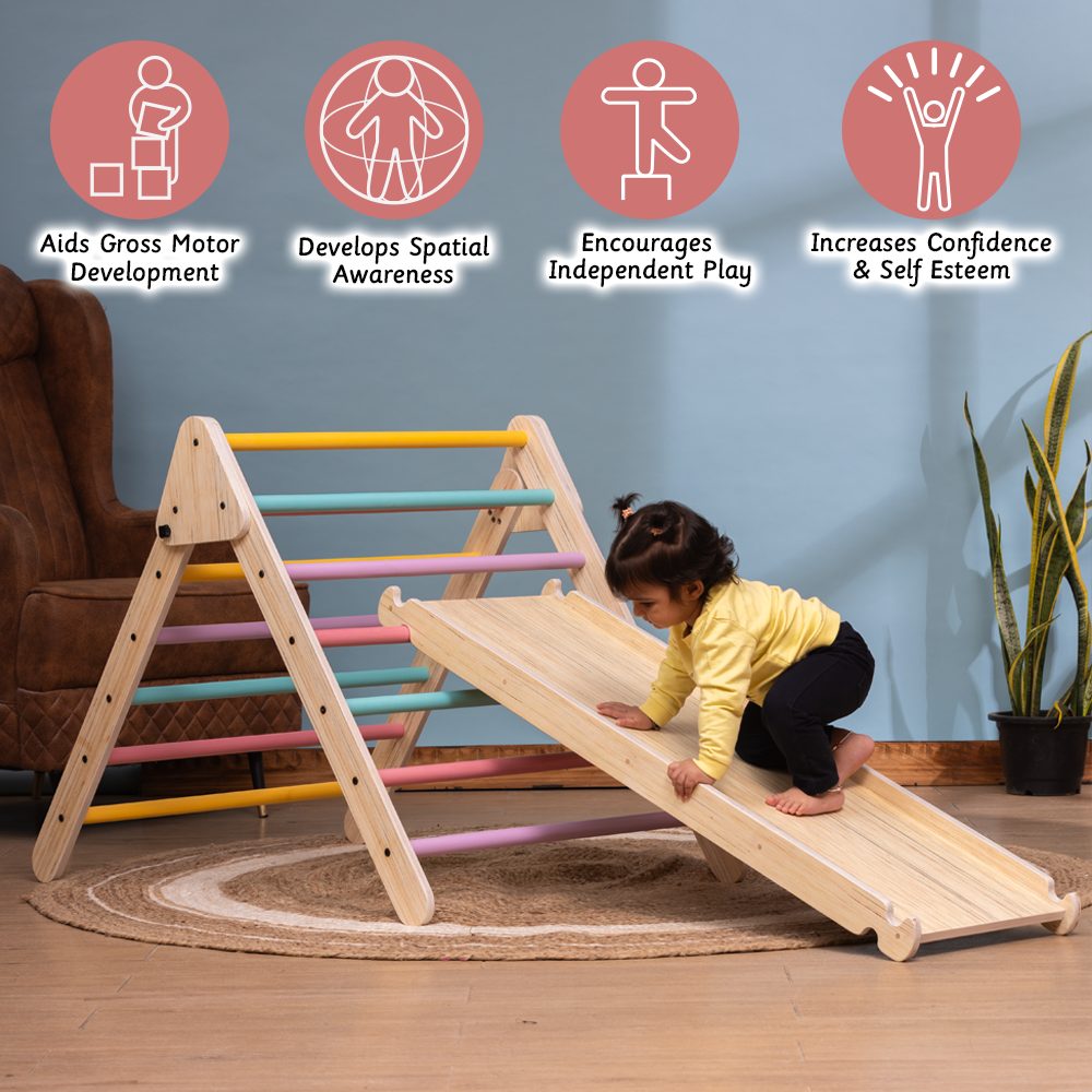 Pikler Triangle - Semi colored - Ariro Toys
