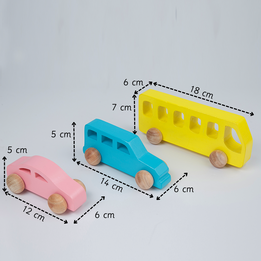 Wooden Vehicle Set