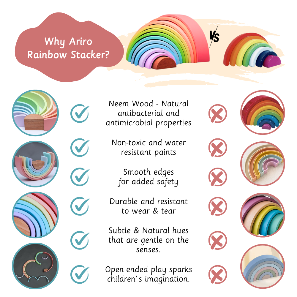 Rainbow Stacker- Small