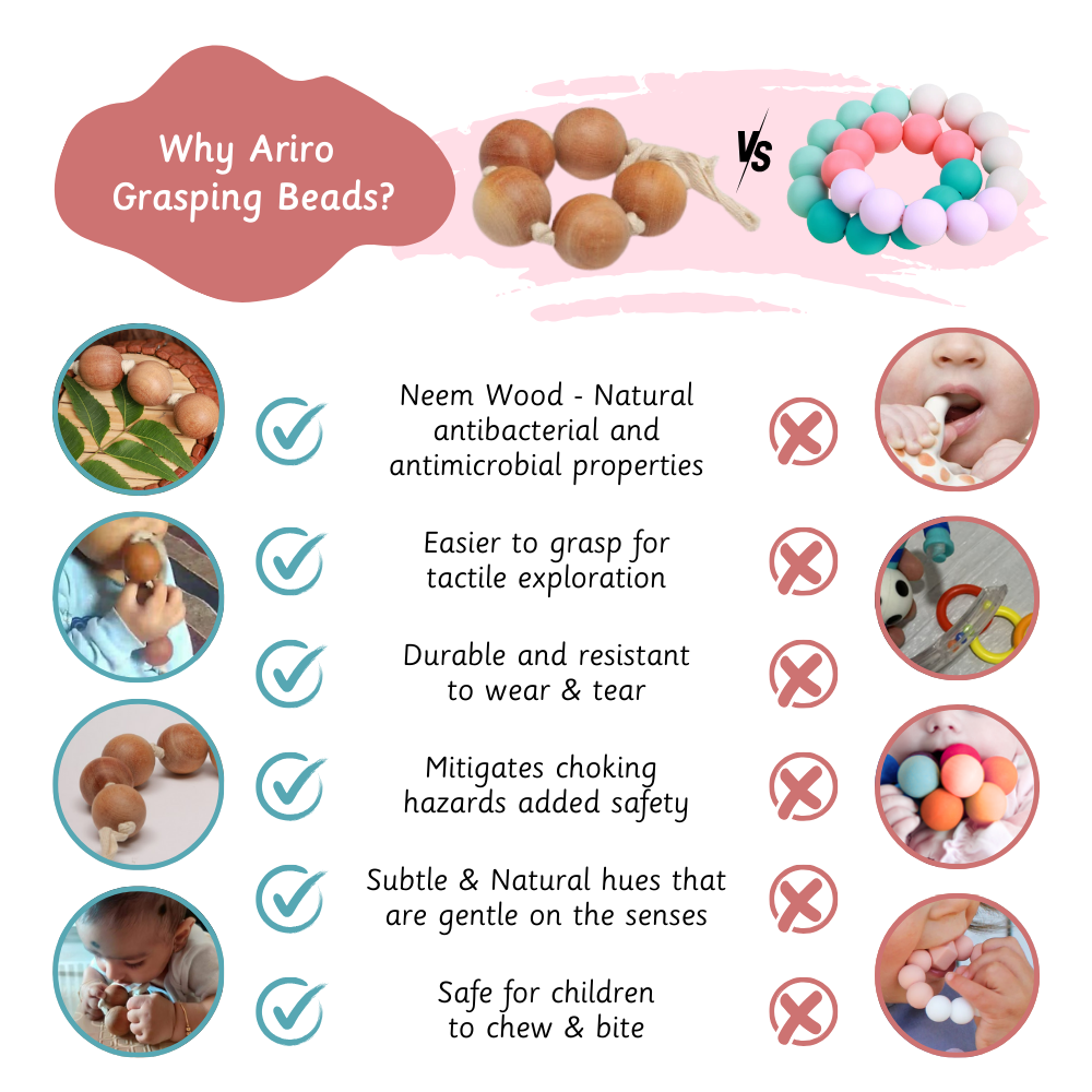 Wooden Grasping beads