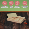 Art Box encourages creativity, midline crossing, and independent play while helping toddlers work with both hands through organized, open-ended crafting.