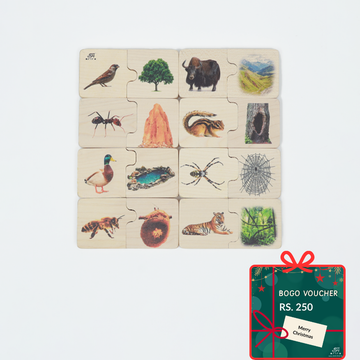 Chunky puzzle-Animals Habitat (16 Chunks)