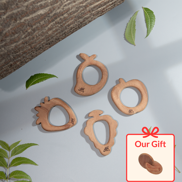 Wooden Teethers - Fruits