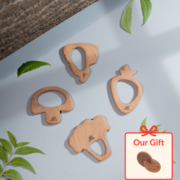 Wooden Teethers - Vegetables