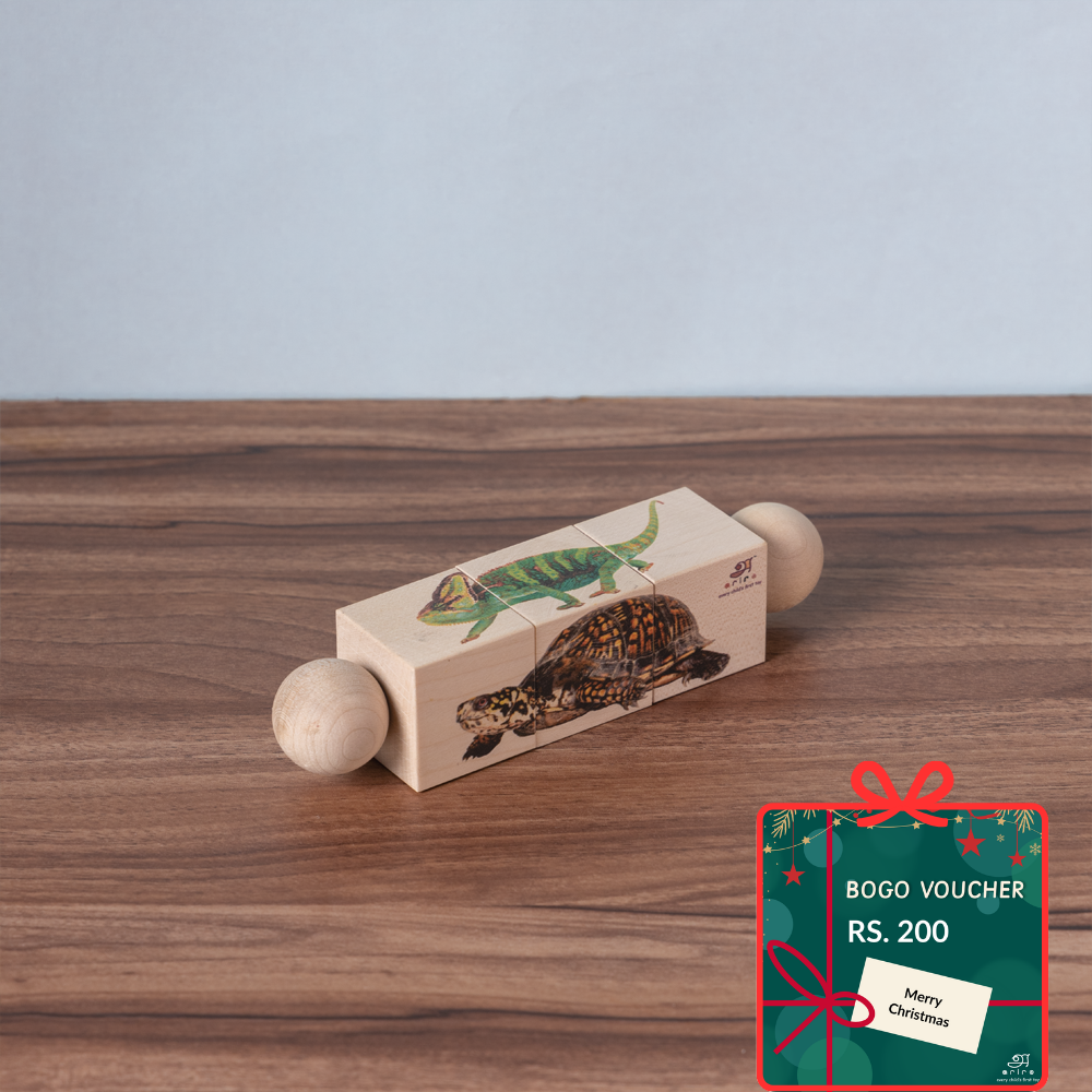Rotating Puzzle- Reptiles - Ariro Toys
