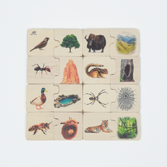 Chunky puzzle-Animals Habitat (16 Chunks) boost toddlers’ fine motor skills, creativity, and early learning.