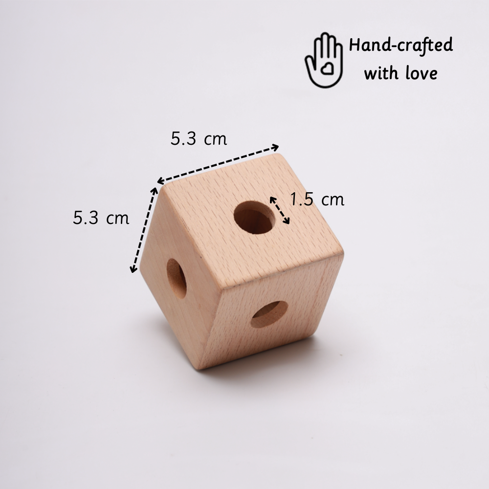 Cube Rattle perfecty designed for babies little hands