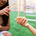 Wooden Farm Animals (Set of 13) is made with smooth edge and child safe paints