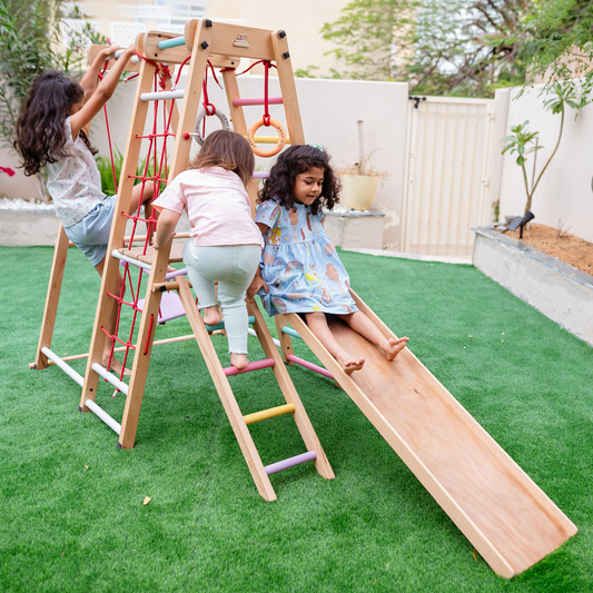 Jungle Gym Ultimate  is perfect for safe and stylish indoor play.




