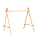 Wooden Baby Gym Frame , simple and sturdy wooden frame, perfect for hanging mobile elements and promoting a baby's gross motor skills.