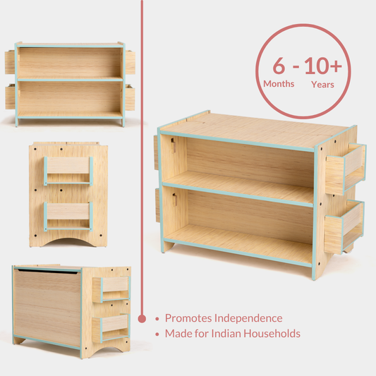 Montessori Toy And Book Shelf