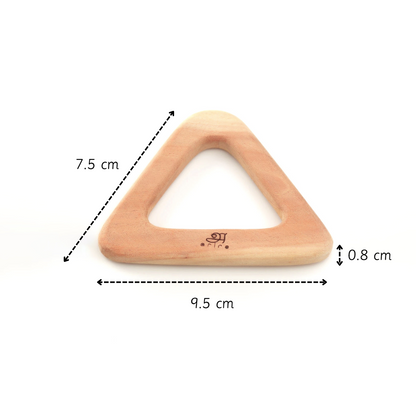 triangle teethers is perfectly curated by experts with perfect dimensions for children's  purposeful play 