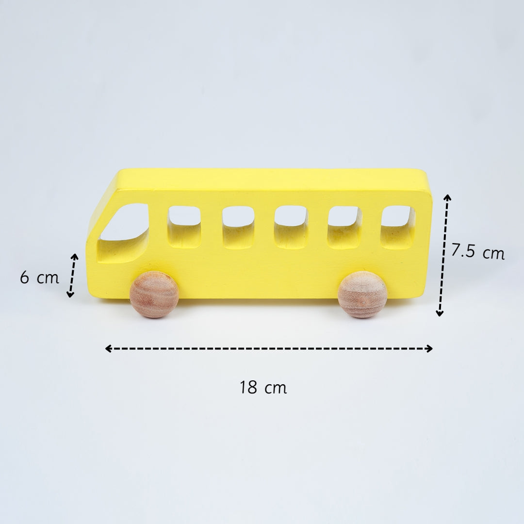 ariro wooden bus  is child safe and perfectly designed for children