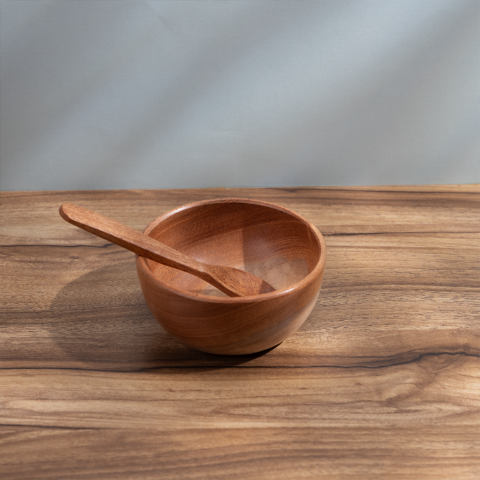 Neem Wood Bowl & Spoon