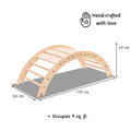 Pikler Climbing Arch - Natural Measurements