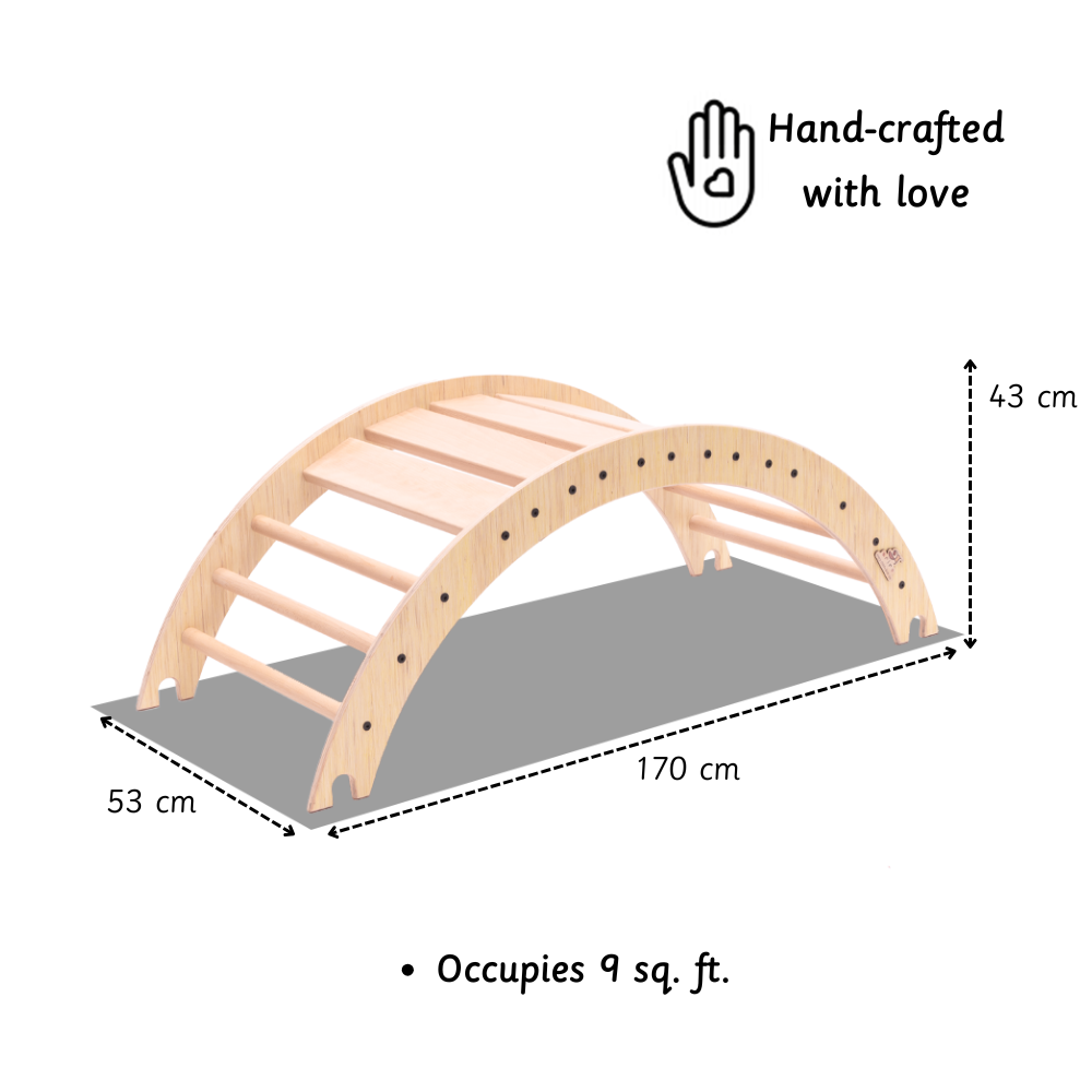 Pikler Climbing Arch - Natural Measurements