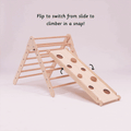Pikler Triangle - Natural slide and climber