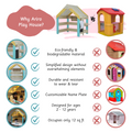  Ariro Play House stands out with its customizable ,eco-friendly  and designed for simplicity, durability, and space-efficiency