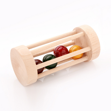 Wooden Rolling Rattle