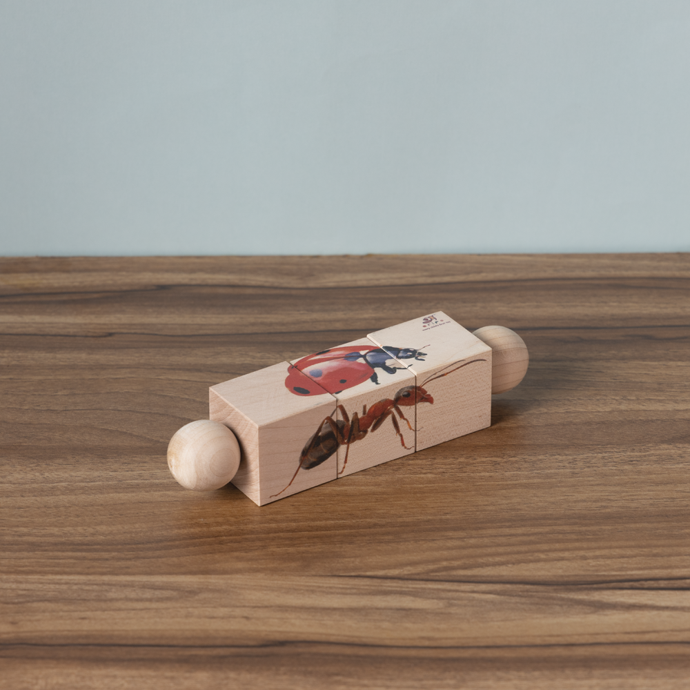 Rotating Puzzle - Insects segments that spark curiosity and build early problem-solving skill
