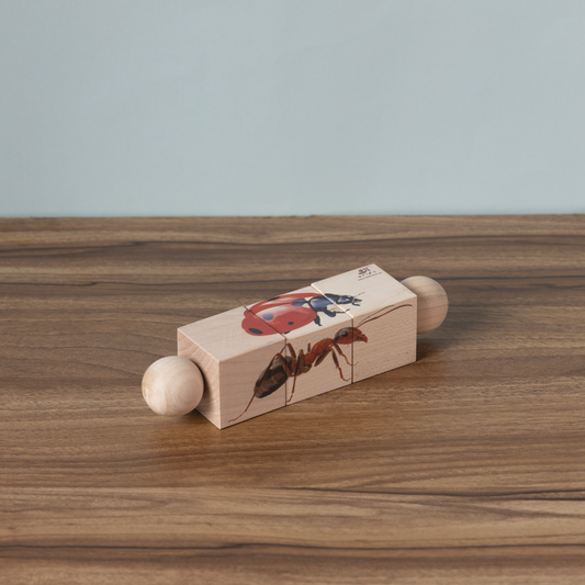 Rotating Puzzle - Insects segments that spark curiosity and build early problem-solving skill