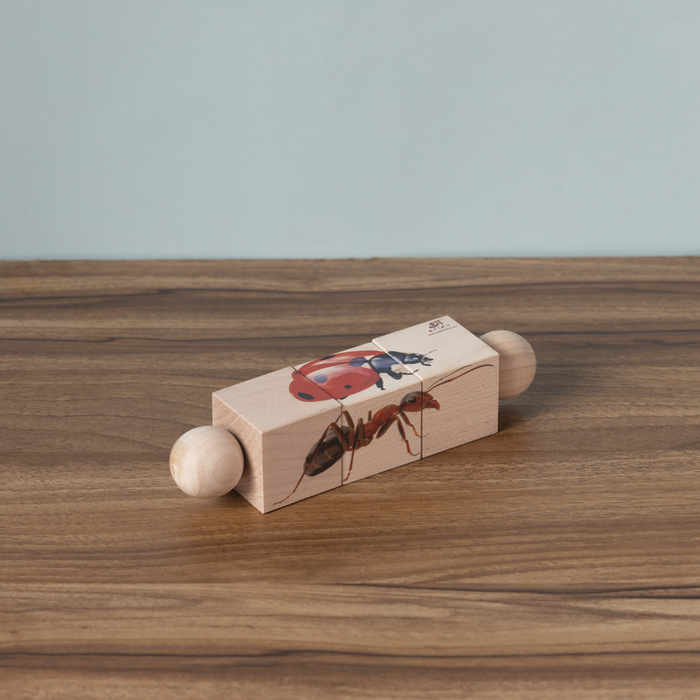 Rotating Puzzle - Insects segments that spark curiosity and build early problem-solving skill