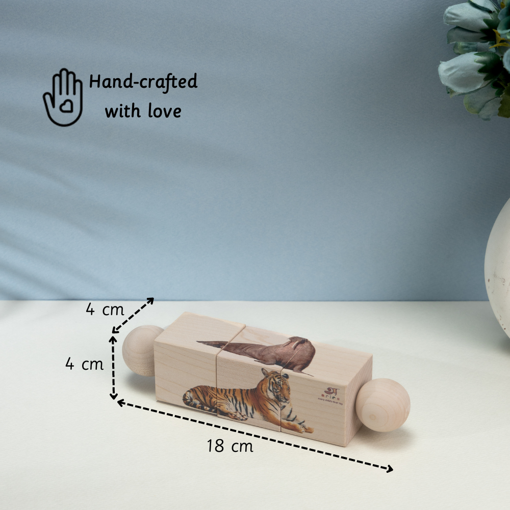 Rotating Puzzle - Mammals perfectly made for small babies to hold 