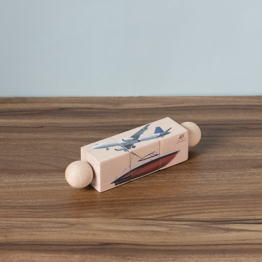 Rotating Puzzle - Modes of Transport boost toddlers’ fine motor skills, creativity, and early learning.





