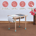 Sensory Table work with both both hands simultaneously , aids midline crossing , encourage independent play and kindles exploration 