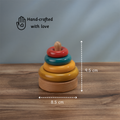Simple Stacker colored is perfectly made for babies small hands