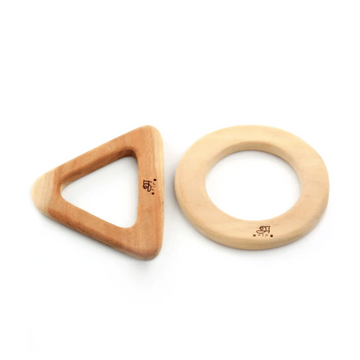 Wooden teething discount toys for babies