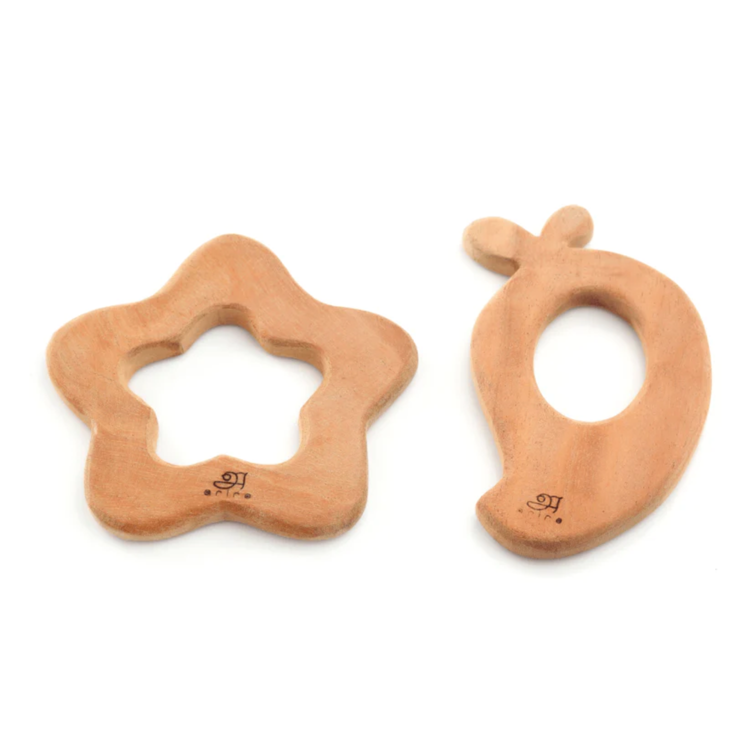 Wooden Teethers - Mango and Star
