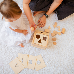 The Ultimate Permanence box set promoting hands-on learning of shapes, spatial awareness, and fine motor skills