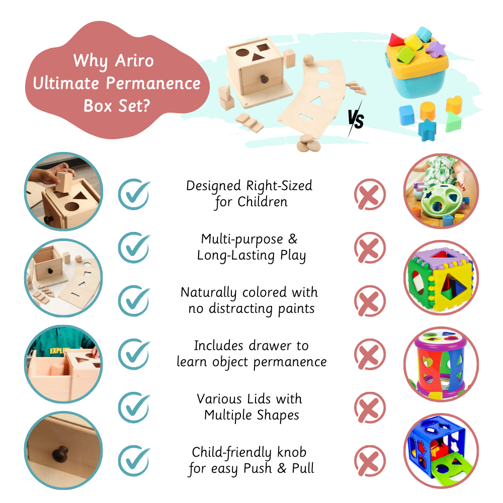 The Ultimate Permanence box set uses eco-friendly, non-toxic, subtle-colored paints with durable, smooth-edged pieces that promote safe, imaginative play