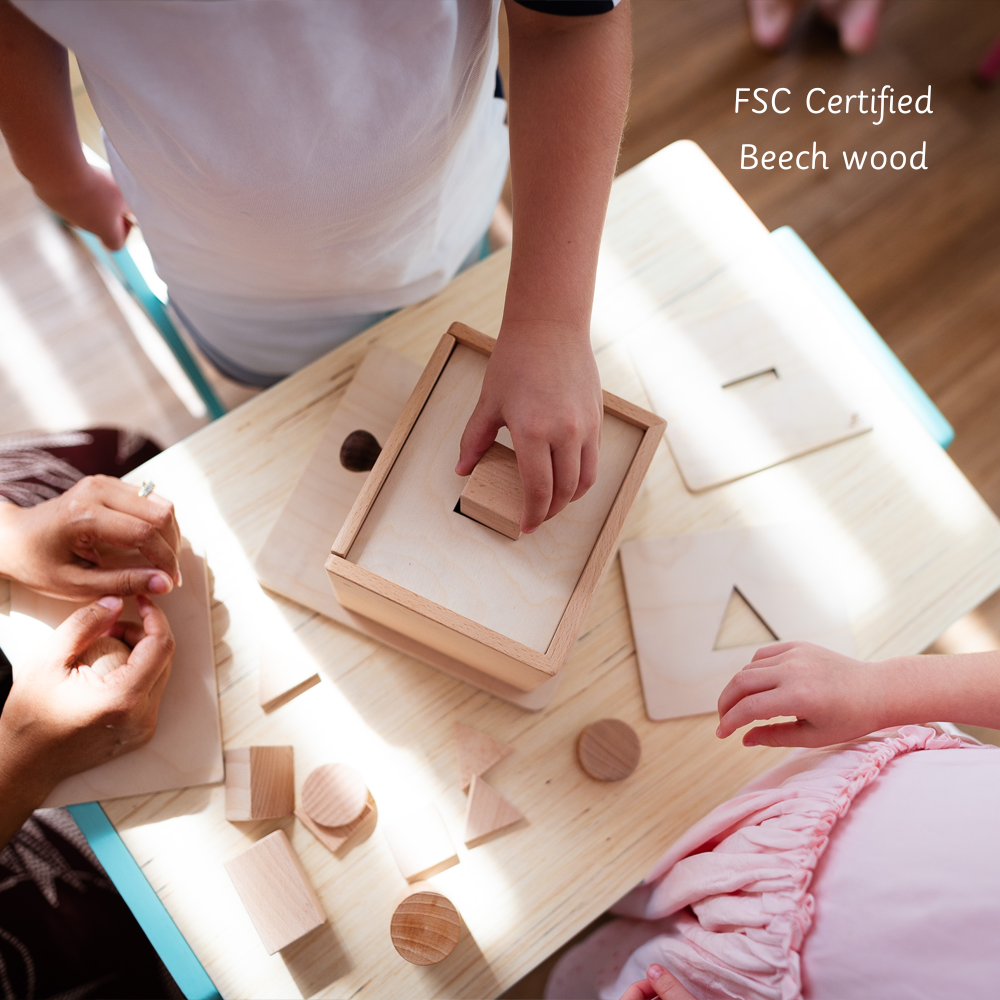 The Ultimate Permanence box set is made up of FSC certified beech wood